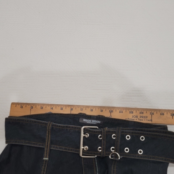 Bisou Bisou wide leg cropped jeans. - Picture 12 of 14